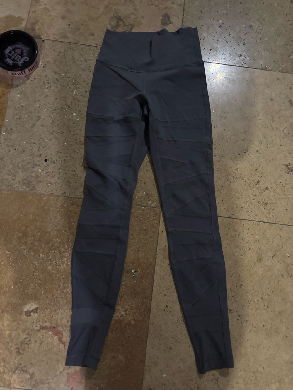 Lululemon leggings under wunder bandage  High Waist gray Active Leggings 6 like